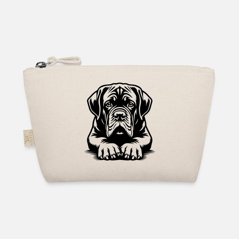 Dogue de Bordeaux head with paws Organic Pouch