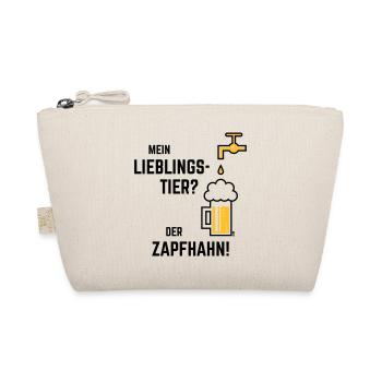 Mein Lieblingstier? Der Zapfhahn! (Bier / 2C) - Bio-Täschchen - Natur - Vorne