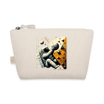 Bouldern Astronaut Raumfahrer Geschenk - Bio-Täschchen - Natur - Vorne