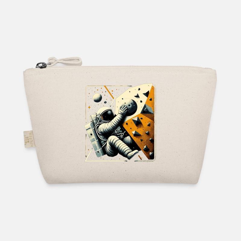 Bouldern Astronaut Raumfahrer Geschenk Bio-Täschchen