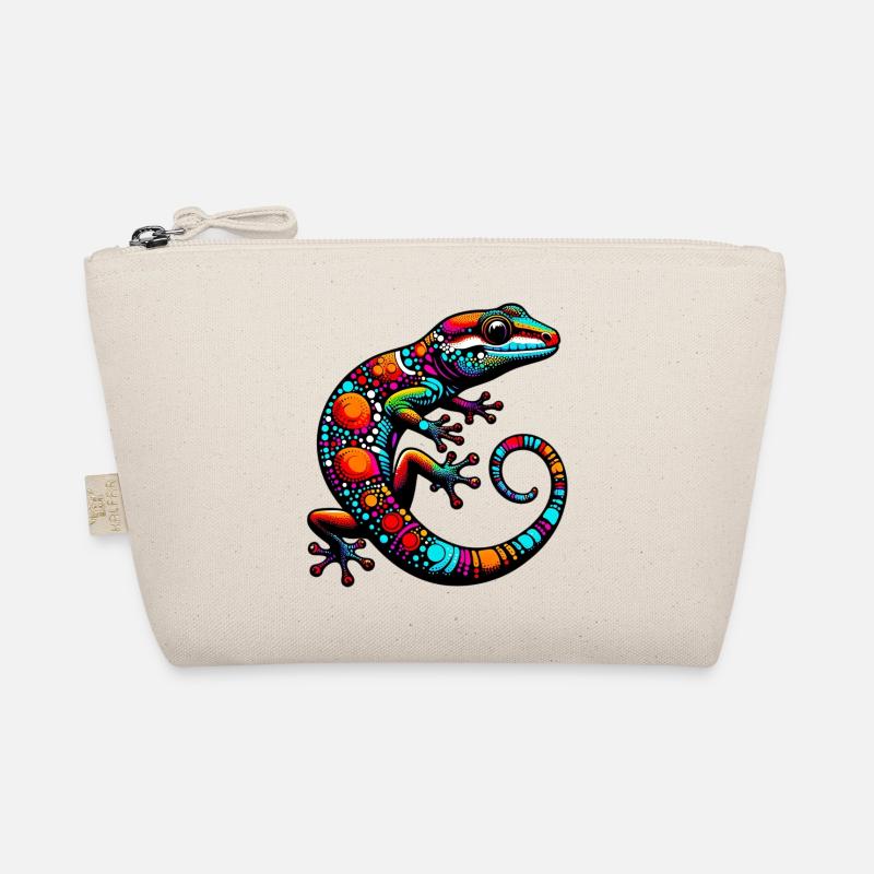 Gecko - Bio-Täschchen - Natur
