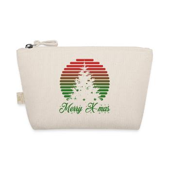 Merry X-mas - Bio-Täschchen - Natur - Vorne