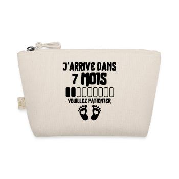 Dad-to-be, mom-to-be, pregnancy - Organic Pouch - nature - Front