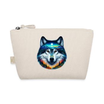 Wolf - Bio-Täschchen - Natur - Vorne