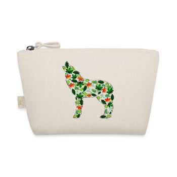 Leaf wolf - Organic Pouch - nature - Front