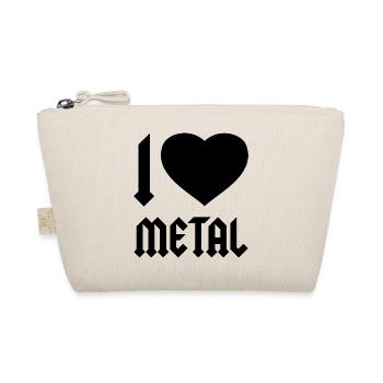 I LOVE METAL - Organic Pouch - nature - Front