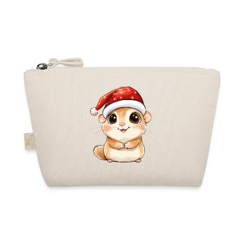 Hamster Noël mignon Noël mignon - Trousse biologique - nature - Devant