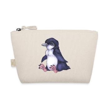 Niedlicher Feenpinguin Baby Pinguin Südpol Artikis - Bio-Täschchen - Natur - Vorne