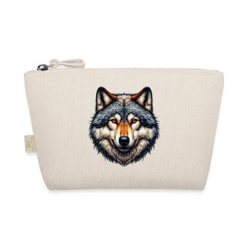 Wolf - Organic Pouch - nature - Front