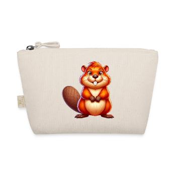 Beaver - Organic Pouch - nature - Front
