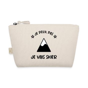 JE PEUX PAS. SKI. MONTAGNE. RAQUETTE. SNOW - Trousse biologique - nature - Devant