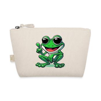 Frosch - Bio-Täschchen - Natur - Vorne