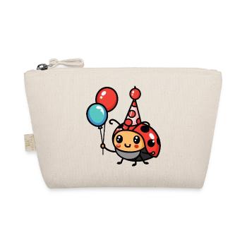 coccinelle anniversaire bande dessinée mignon - Trousse biologique - nature - Devant