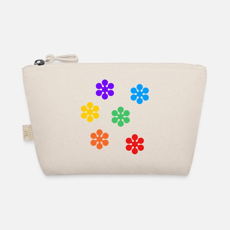 Fleurs arc-en-ciel subtile gay pride Trousse biologique