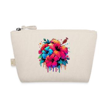 Hibiscus Flowers - Organic Pouch - nature - Front