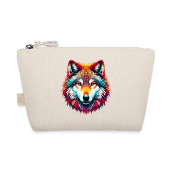 Wolf - Organic Pouch - nature - Front