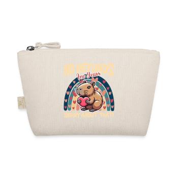 No Refund, I'm Yours Capybara - Organic Pouch - nature - Front