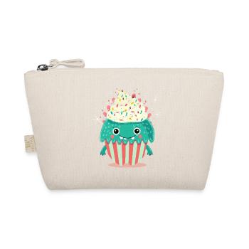 Mignon Cupcake Monster - Mignon et ludique - Trousse biologique - nature - Devant