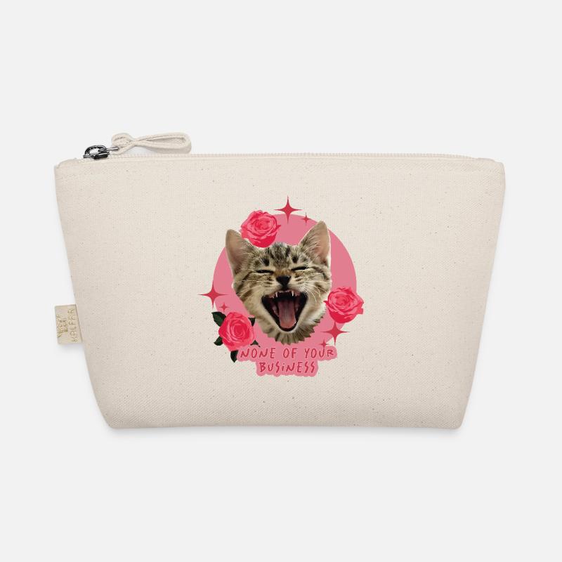 Cutesy Cat Statement T-Shirt Organic Pouch