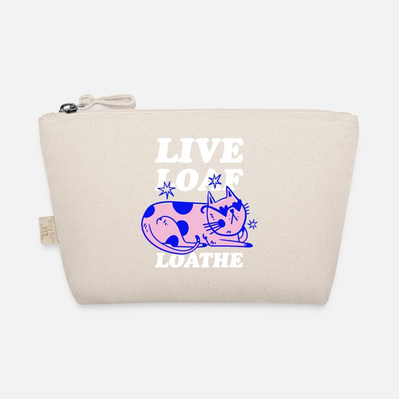 Live Loaf Loathe – Sassy Cat Vibes - Bio-Täschchen - Natur
