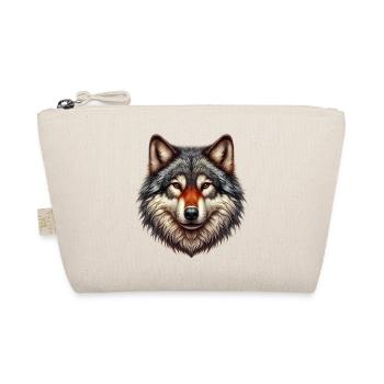 Wolf - Organic Pouch - nature - Front