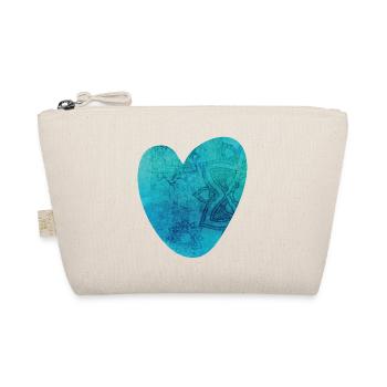Yoga Coeur Mandala Motif Méditation Amour Fan om - Trousse biologique - nature - Devant