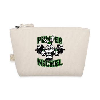 Gym Shirt Pumpernickel Power Humor Style - Bio-Täschchen - Natur - Vorne