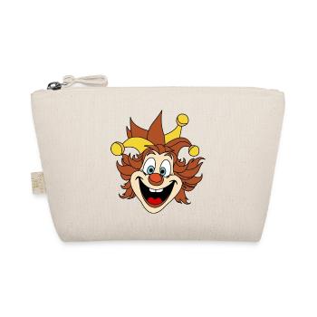 Carnival Clown Smile Carnival Parade Costume - Organic Pouch - nature - Front