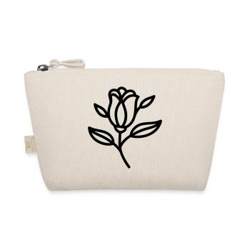 Pink Flower - Organic Pouch - nature - Front