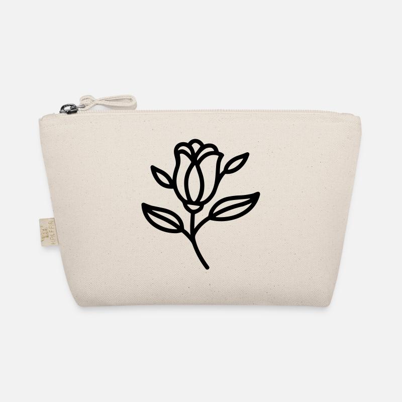 Pink Flower Organic Pouch
