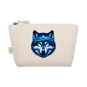 Wolf - Organic Pouch - nature - Front