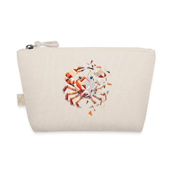Crab Motif – Fragile Beauty of the Sea - Organic Pouch - nature - Front