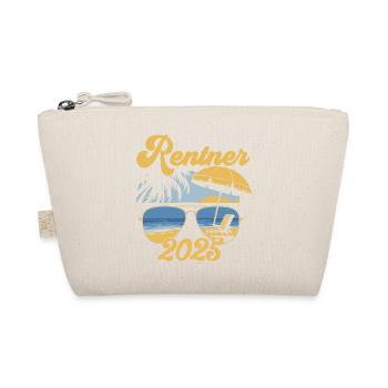 Beach Rentner 2025 Rente Frührentner Pension - Bio-Täschchen - Natur - Vorne