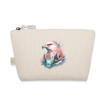 Eagle Head Nature Wilderness Forest Trees Mountains - Organic Pouch - nature - Front