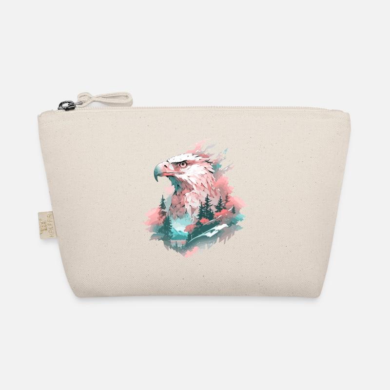 Eagle Head Nature Wilderness Forest Trees Mountains Organic Pouch