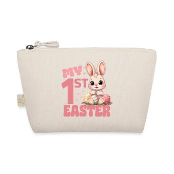 Easter Easter Bunny Easter Eggs - My First Easter - Organic Pouch - nature - Front