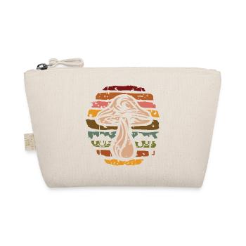 Retro Mushroom Nature - Mushroom Picker Icon - Organic Pouch - nature - Front