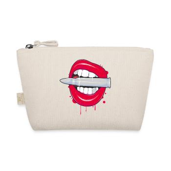 Kiss Kiss Bang Bang - Organic Pouch - nature - Front