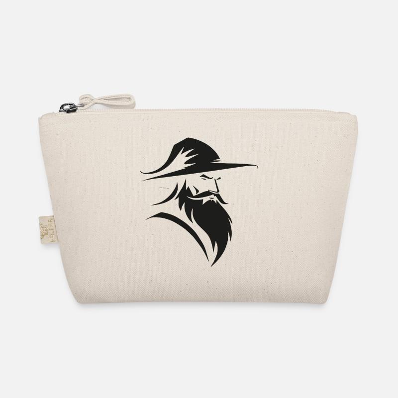 Wizard - Simple Fantasy Logo Organic Pouch