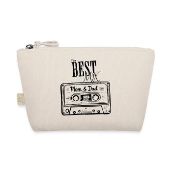Vatertag Muttertag 80er Geschenk Best Mix - Bio-Täschchen - Natur - Vorne