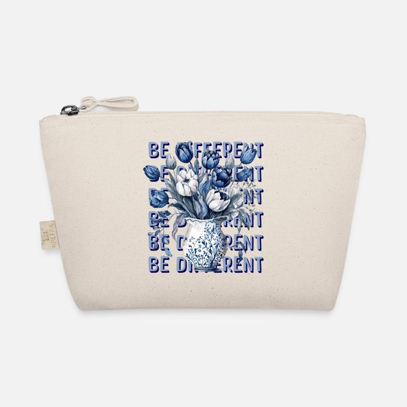 Be Different – Blue Tulips & Positivity Organic Pouch