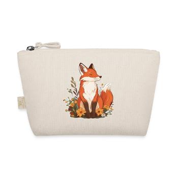 Fox with flowers - Organic Pouch - nature - Front