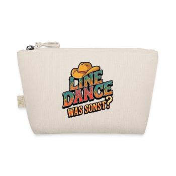 Line Dance Was sonst? Ich bin Line Dancer - Bio-Täschchen - Natur - Vorne