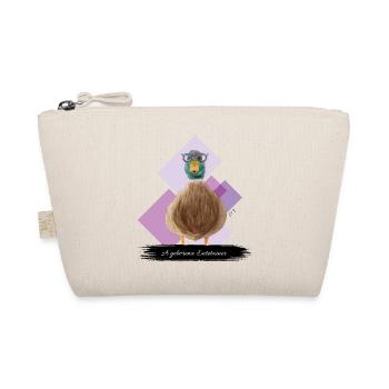 JvG Ente "A geborena Entetainer" - Bio-Täschchen - Natur - Vorne