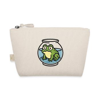 Frog in a Bowl - Organic Pouch - nature - Front