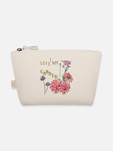 i love my garden - Bio-Täschchen - Natur
