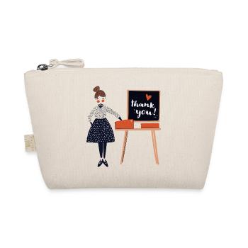 Teacher Thank You – Cards & End-of-Year Gifts - Organic Pouch - nature - Front