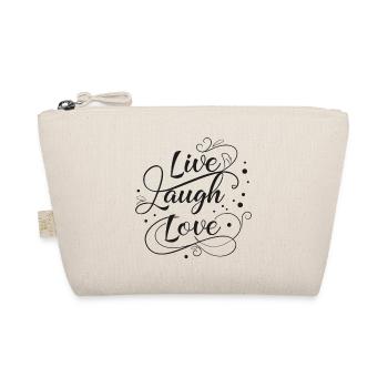 Live, Laugh, Love - Organic Pouch - nature - Front