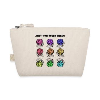 Andy war Rosen holen - Bio-Täschchen - Natur - Vorne