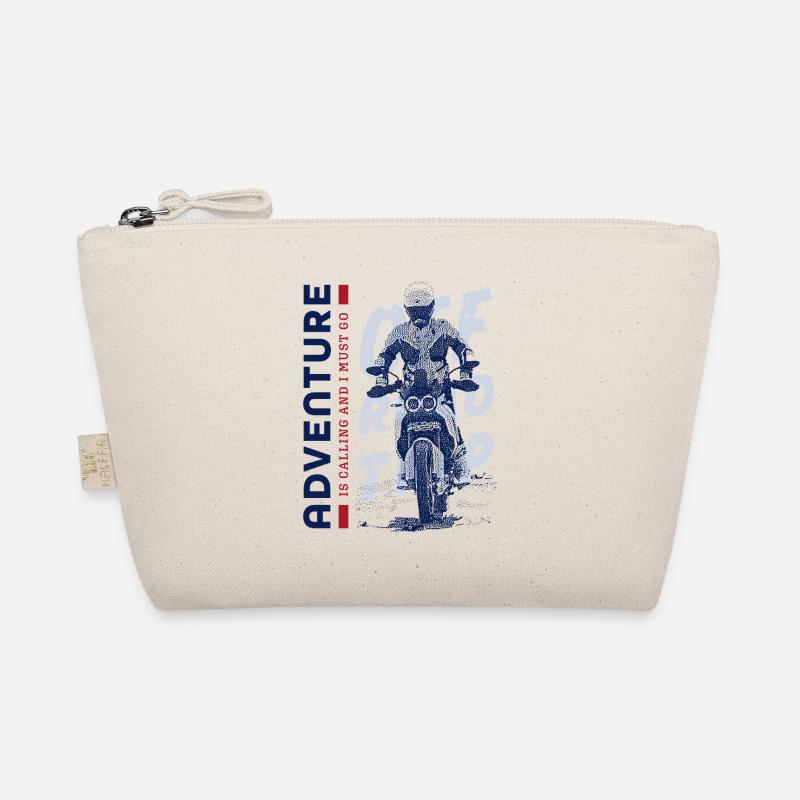 Abenteuerlustiger Motorradfahrer Bio-Täschchen